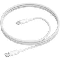 Кабель Borofone BX117 USB Type-C - USB Type-C (1 м, белый)