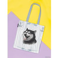 Сумка шоппер JoyArty Собака и якоря bsh_7435