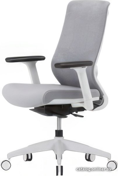 Офисное кресло Chair Meister Nature II 3D (белая крестовина, серый)