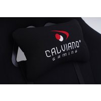 Игровое (геймерское) кресло Calviano 1584 (ткань, черный)