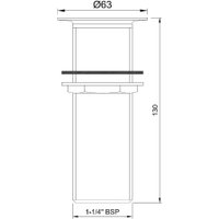 Донный клапан Jaquar ALD-CHR-705L130