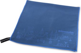Полотенце Pinguin Micro Towel XL (blue map)