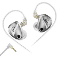 Наушники KZ Acoustics Duonic No Switches 3.5 мм (без микрофона, серебристый)