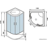 Душевая кабина WeltWasser WW500 Emmer 12055