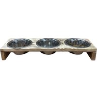 Миски на подставке KraftHouse 14x6.5x45см на подставке 2039771839944