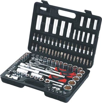 Набор трещотка с головками Stab TK10074Z-6 граней 108 предметов