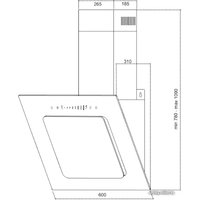 Кухонная вытяжка Germes Delta 60 sensor white