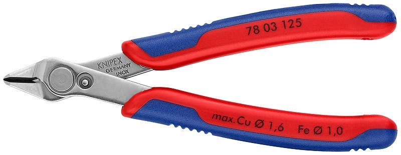 

Кусачки боковые (бокорезы) Knipex 78 03 125