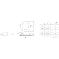 Светодиодная панель GTV Oris LD-ORW25W-CB