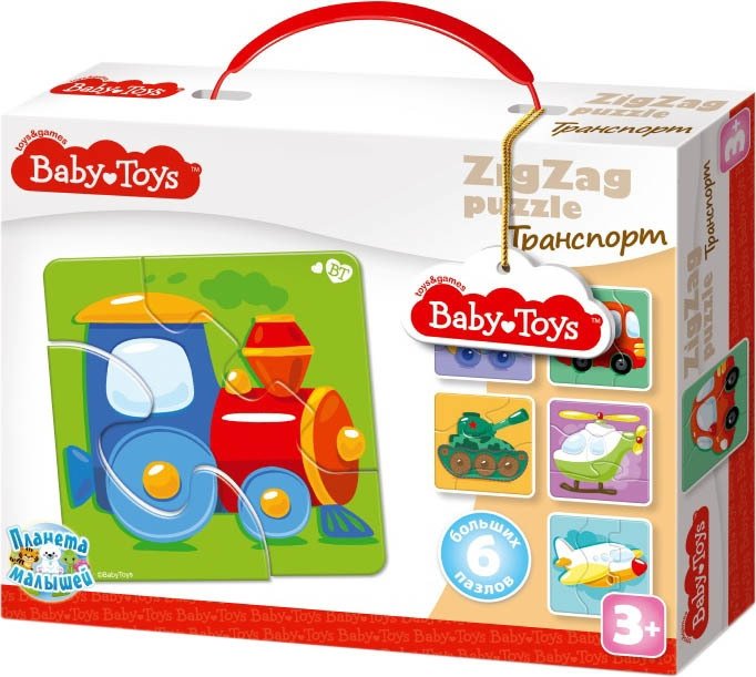 

Мозаика/пазл Baby Toys Транспорт 02502