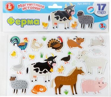 

Развивающая игрушка Десятое королевство Магниты. Ферма 04012