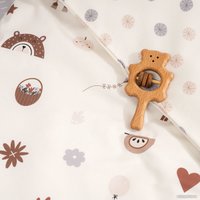 Детский комплект постельного белья Perina Bonjour Bebe BB3-01.1 (3 предмета, белый) в Борисове