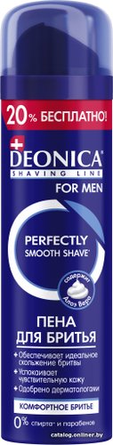 Пена для бритья Deonica For Men Комфортное бритье 240 мл