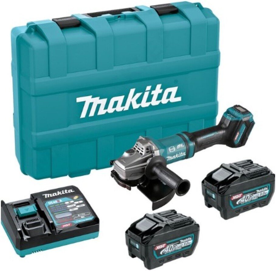 

Угловая шлифмашина Makita GA038GT201A (с 2-мя АКБ, кейс)