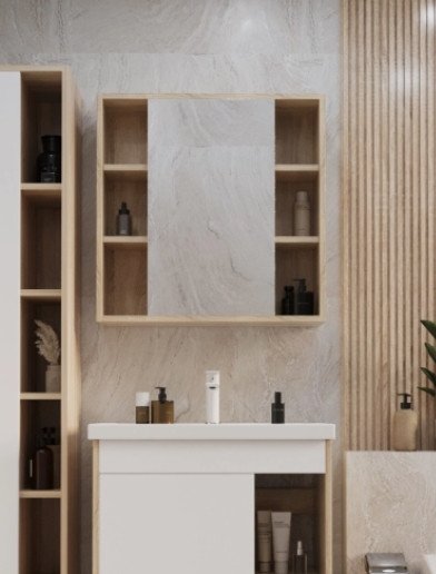 

Mixline Шкаф с зеркалом для ванной Милтон-70 557616