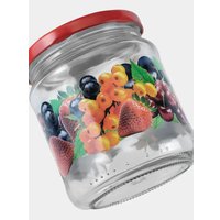 Набор контейнеров Promsiz Ягоды с крышкой Р22б.77.6.450/ДКЯ (450мл, 6шт)