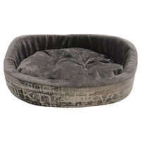 Лежак Homepet Plush №3 84193 (57x45x20см, графит)