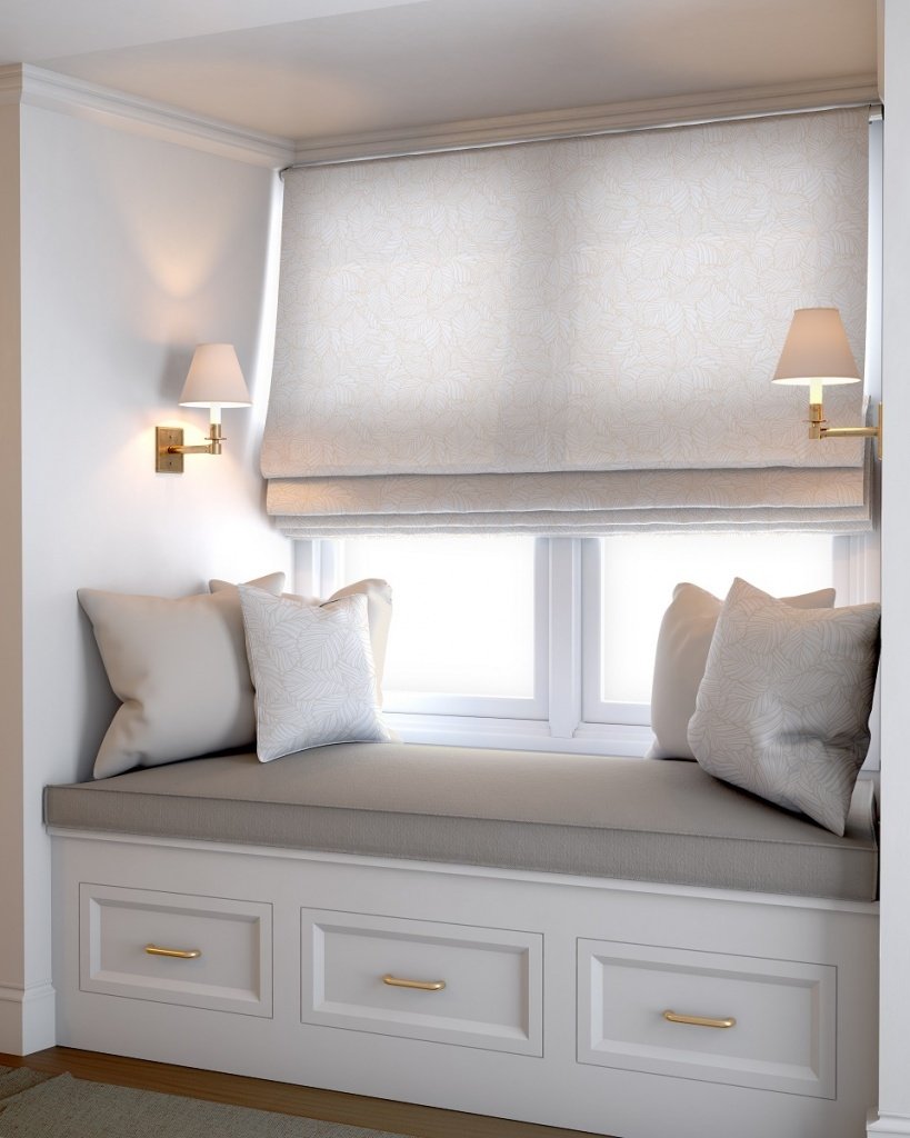 

Римская штора Jalux Скандинавский лист 0467/12 180x170 (бежевый)