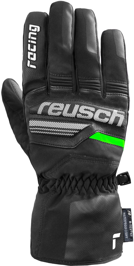 

Горнолыжные перчатки Reusch Ski Race VC R-Tex XT 6201257-7021 (р-р 10, Black/White/Neon Green)