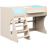 Кровать-чердак Можга Капризун 2 Р436 (дуб млечный)