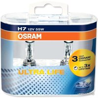 Галогенная лампа Osram H7 Ultra Life 2шт [64210ULT-HCB]
