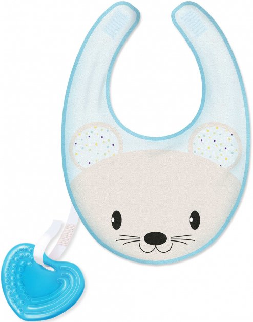 

Нагрудник детский Chicco Fresh 00002582200000 (голубой)