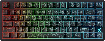 Клавиатура MCHOSE Jet 75 Hall Effect Black Topographic (Kailh Magnetic God Switch)