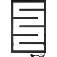 Полотенцесушитель ProHeat Quadro Nova 50х80 (терморегулятор, таймер, черный муар)
