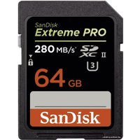 Карта памяти SanDisk Extreme Pro SDXC UHS-II U3 64GB (SDSDXPB-064G-G46)