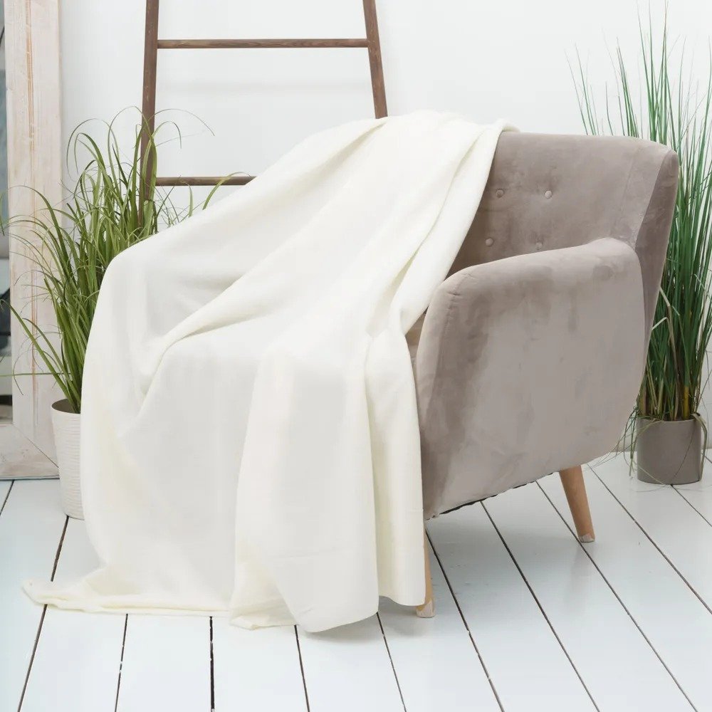 

Плед Casa Conforte London Basic 130x170 6154723 (экрю)