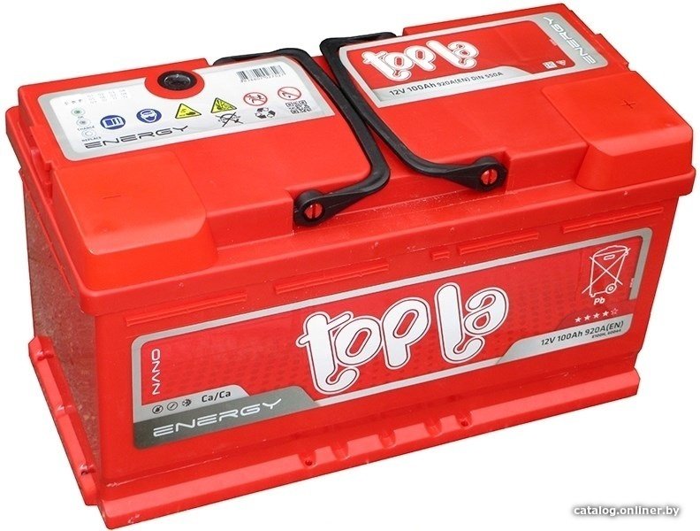 Автомобильный аккумулятор Topla Energy (100 А/ч) (108400)