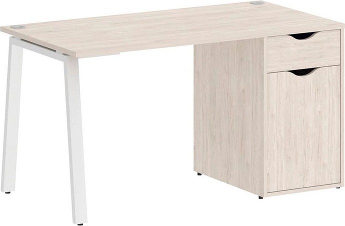 

Стол Riva Home Office VR.SP-3-138.1.A White (денвер светлый)
