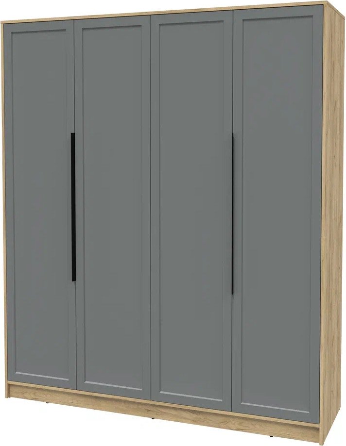 

Шкаф распашной Интерлиния Концепт Тренд КТ-Ш4 (дуб золотой/серый)