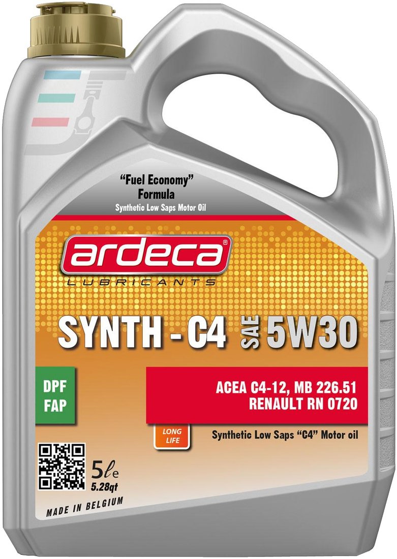 

Моторное масло Ardeca SYNTH-C4 5W-30 5л