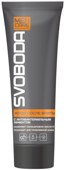 

Крем после бритья Svoboda Men Care С антибактериальным эффектом (80 мл)