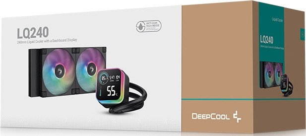 DeepCool LQ240 R-LQ240-BKLSMW-G-1 систему жидкостного охлаждения