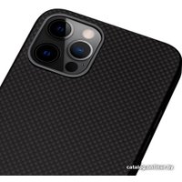 Чехол для телефона Pitaka MagEZ для iPhone 12 Pro Max (plain, черный/серый)