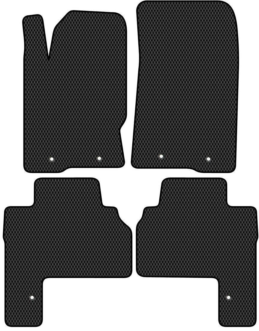 

Комплект ковриков для авто Alicosta SsangYong Actyon (suv / C100) 2005 - 2013 (черный, ромб)