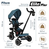 Детский велосипед Pituso Elite Plus (сине-зеленый)