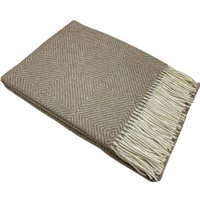 Плед Vladi Марсель Lille 140x200 09851 (белый/бледно-коричневый)