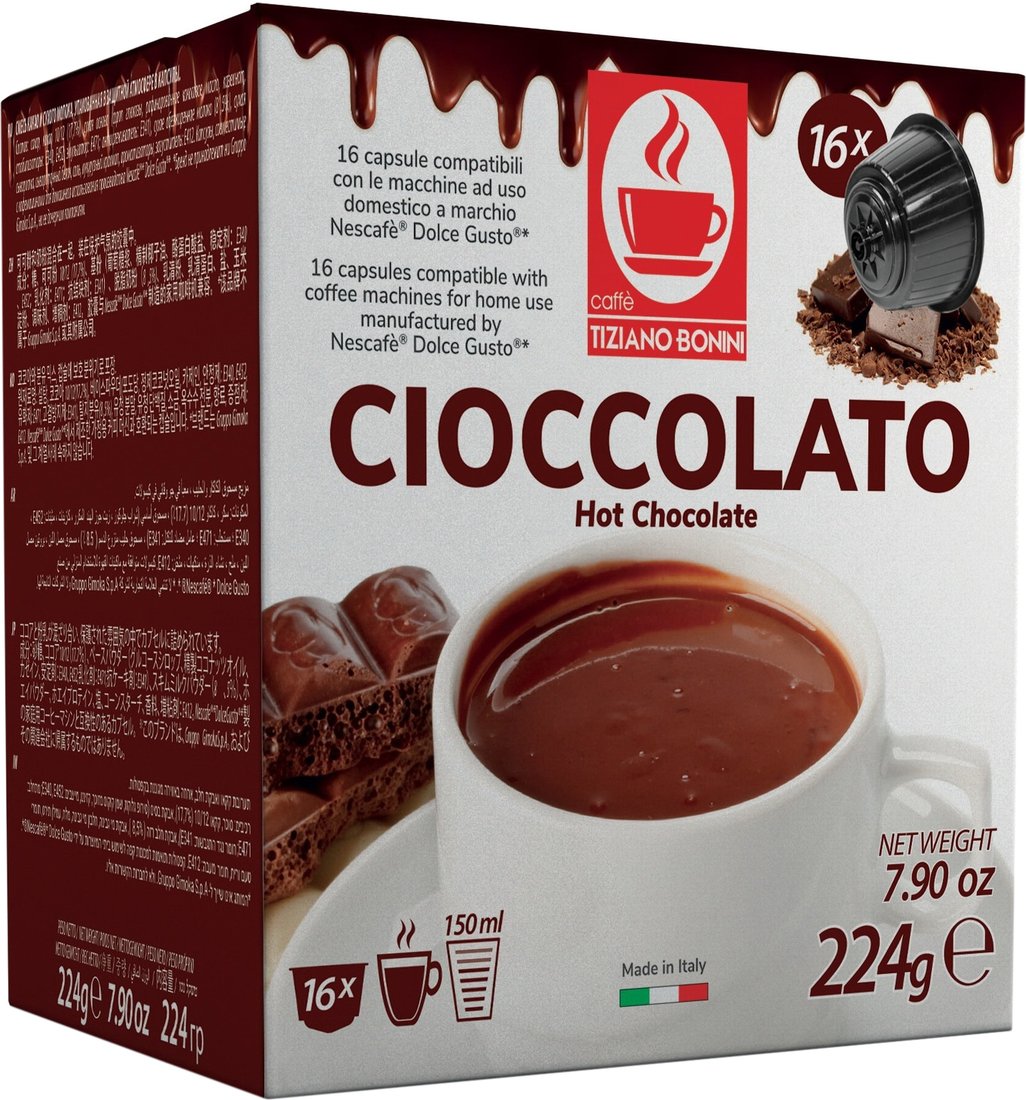 

Кофе в капсулах Tiziano Bonini Cioccolato Dolce Gusto 16 шт