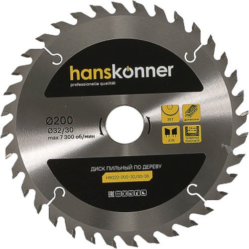 

Пильный диск Hanskonner H9022-200-32/30-36