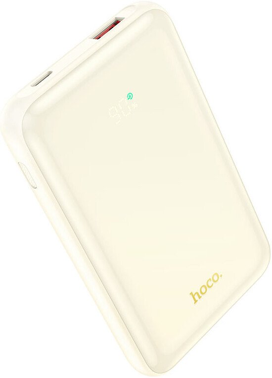 Внешний аккумулятор Hoco Q21 Great 10000mAh (молочный белый)
