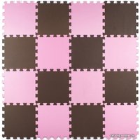 Коврик-пазл Eco Cover 25х25 см 25МП1/9 (розовый/коричневый)