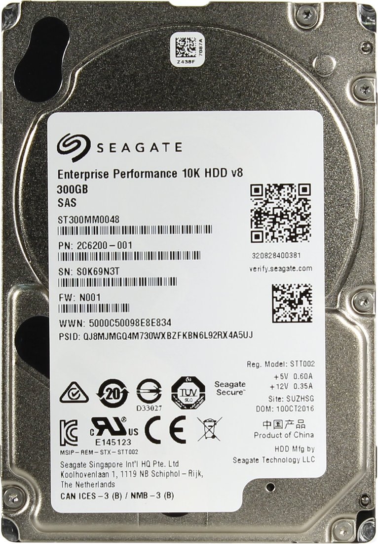 

Жесткий диск Seagate Enterprise Performance 10K v.8 300GB [ST300MM0048]
