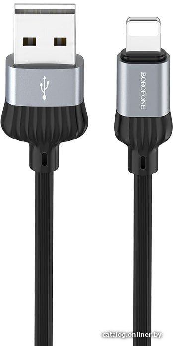 Кабель Borofone BX28 Ligthtning 1 м (серый)