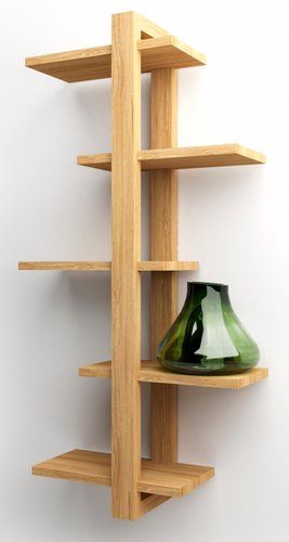 Стеллаж Krasawick Lesvica KH21001 (светлое дерево)