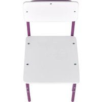 Детский стул Фея Мой малыш 0002744.30 (белый/фиолетовый)