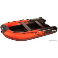 Моторно-килевая лодка Пилот 360 ЖС (красный/черный)