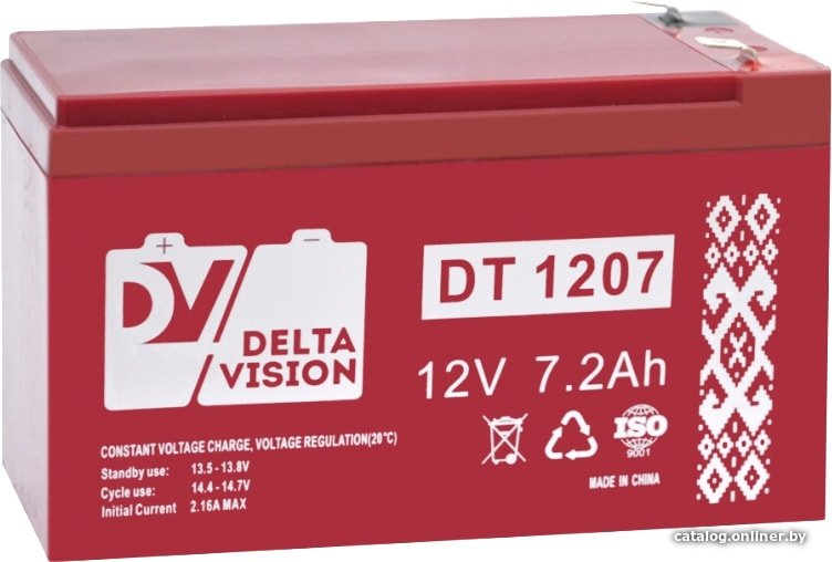 Аккумулятор для ИБП Delta Vision DT 1207 F2 (12В/7.2 А·ч)
